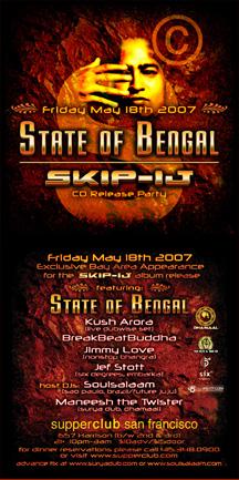 STATE OF BENGAL - CD Release Party for SKIP-IJ