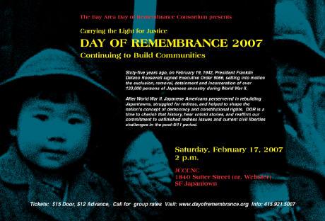 Carrying the Light for Justice: Day of Remembrance 2007
