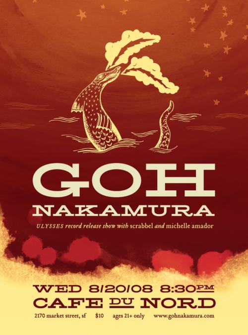 Goh Nakamura CD Release Show w/Scrabbel and Michelle Amador